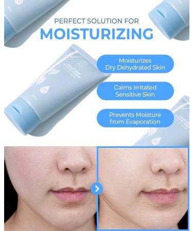 CRAZY SKIN S-Cool Hydrating Facial Cream 100g - Intensive Repairing Birch Juice Moisturizer for Sensitive Skin | Korean Skincare - Buy Online on GoSupps.com