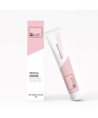 Scarbandit Silicone Scar Gel - Medical Grade Scar Treatment for Post-Surgical Recovery Acne Scars and Stretch Marks - Gentle Moisturizes and Reduces Redness - Clear Odorless - For Kids and Adult 0.35 Ounce (Pack of 1)