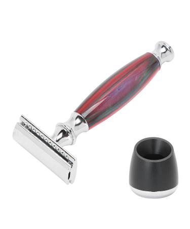 Buy Red Manual Double Edge Razor with Stand for Men & Women - Premium Shaving Experience - Buy Online on GoSupps.com