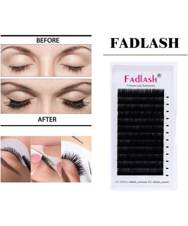 Fadlash Easy Fan Lashes D Curl 0.07 11-19mm Mixed Length Russian Eyelash Extensions - Buy Online on GoSupps.com