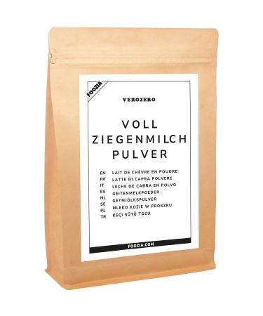 Goat Milk Powder Pure Goat Milk Dried Without Additives For Humans Cats & Dogs by Foozia (250) 250.0 grams - Buy Online on GoSupps.com