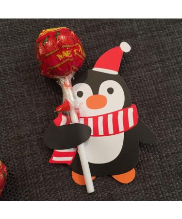  Cymwer Cymwer 50 Pcs Cartoon Christmas Lollipop Cards - Safe and Durable Decoration Recyclable for Christmas Party - Buy Online on GoSupps.com