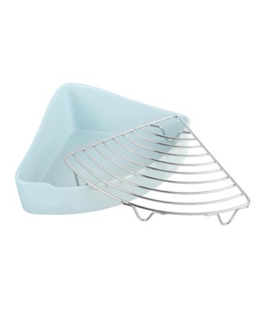 BESPORTBLE Small Pet Ceramic Toilet Cat Toilet Hamster Bunny Clean Equipment Chinchilla Potty Tray Ceramics 24x18.5cm Sky-blue