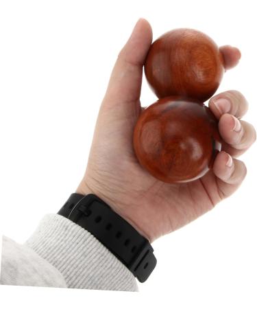 Shop Tovinanna Wooden Massage Balls | Handball Fitness Equipment & Foot Roller - Effective Stress Relief - Buy Online on GoSupps.com