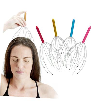 Minkissy 12-Piece Head Massage Claw Set - Dual Trigger Point Scalp Massager & Handheld Hair Care Tool for Relaxation & Stress Relief - Perfect for Home & Office Use - Buy Online on GoSupps.com