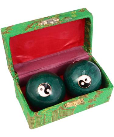 Frcolor Baoding Balls - 2 Pairs Gemstone Hand Massage Balls for Fitness & Relaxation | International Shipping - Buy Online on GoSupps.com