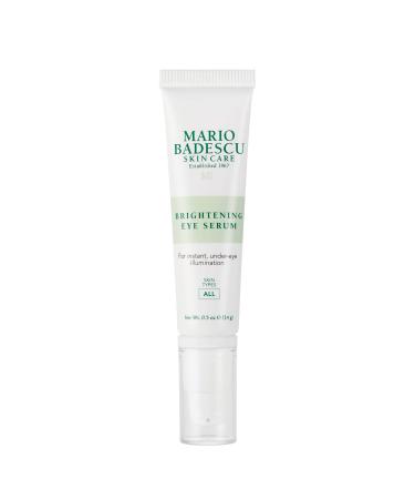 Mario Badescu Brightening & Revitalizing Under Eye Serum, Anti Aging & Hydrating, Reduces the Appearance of Fine Lines & Dark Circles with Caffeine and Squalane, 0.5 oz