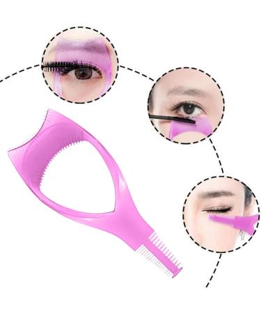 Mascara Shield Applicator Guard - Reusable Eyelash Mascara Shield Guard Mascara Guard Tool - Mascara Guard Eyelash Comb Handheld Lash Separator Tool for Girls Makeup Hot Pink - Buy Online on GoSupps.com