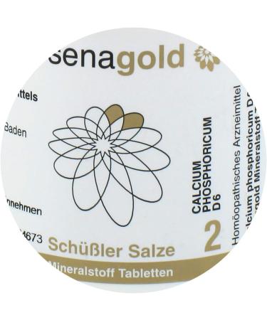 Sch Ãler Salts No. 2 Calcium Phosphoricum D6 Tablets - Gluten-Free (400 Pieces) | Buy Now for International Shipping - Buy Online on GoSupps.com