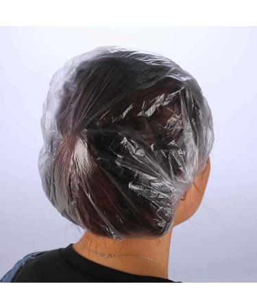 PandaSpa Disposable Shower Caps - Pack of 100 Clear Plastic Hair Care Caps - Buy Online on GoSupps.com