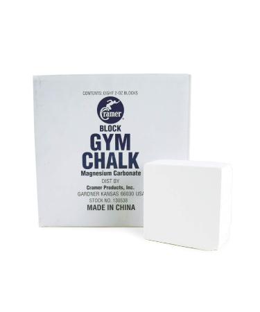 Cramer Gym Chalk Block, Magnesium Carbonate for Better Grip in Gymnastics, Weightlifting, Power Lifting, Pole Fitness, & Rock Climbing, 1 Pound