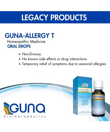 Guna Allergy T - Relief from Sneezing, Runny Nose, Itchy Eyes, and Watery Eyes - 1 Ounce - Buy Online on GoSupps.com