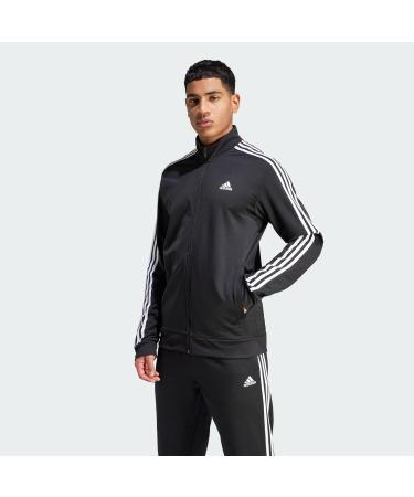 Buy adidas Men's Essentials Warm-up 3-Stripes Track Top - M Tall Black/White | International Shipping Available - Buy Online on GoSupps.com