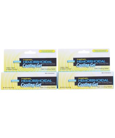 2 Pk. Natureplex Anesthetic Hemorrhoidal Cooling Gel with Soothing Aloe