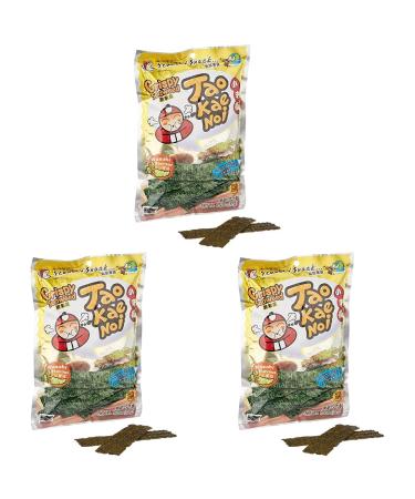 Tao Kae Noi Crispy Seaweed Snack Wasabi crispy seaweed snack with wasabi flavor 32 g (pack of 3) 32 g (pack of 3) Wasabi