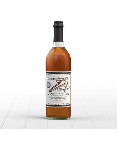 Sonoma Syrup Co Vanilla Bean Infused Syrup, 25.4 Fl Oz for Coffee, Cocktails, and Cooking