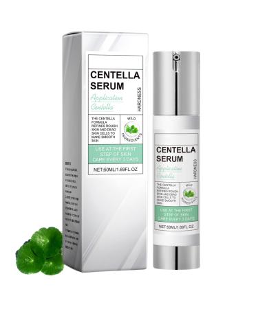 Centella Serum with Centella Asiatica Extract Hyaluronic Acid 50ml - Wild Plant-Based Formula for Smooth and Hydrated Skin Mild Ingredients for Rough Skin Refinement Suitable for All Skin Types