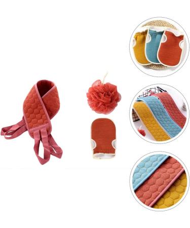 Shop NOLITOY 9-Piece Bath Set: Back Scrubber Loofah Towel & Mitt - Premium Body Care for a Spa Experience at Home - Buy Online on GoSupps.com
