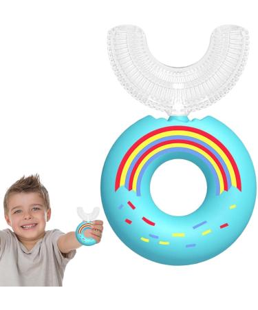 Kids U Shaped Toothbrush | Manual Whole Mouth Toddler Toothbrush - Whole Mouth Kids Toothbrush for Kids 2+ Years Old - Buy Online on GoSupps.com