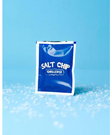 Salt Chip Challenge - Extremely Salty Crunchy Snack for Brave Taste Testers | Perfect for Parties & Fun Challenges | 5g - Buy Online on GoSupps.com