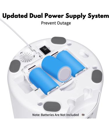 WOPET 4L Automatic Cat Feeder with Desiccant Bag - Programmable Pet Food Dispenser for Small/Medium Pets - White - Buy Online on GoSupps.com