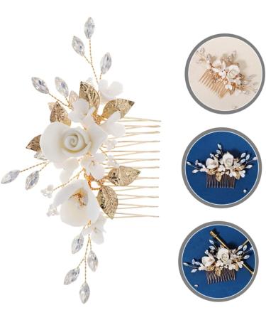 KOMBIUDA Bridal Comb Bride The Photo Ceramics The Flowers - Buy Online on GoSupps.com