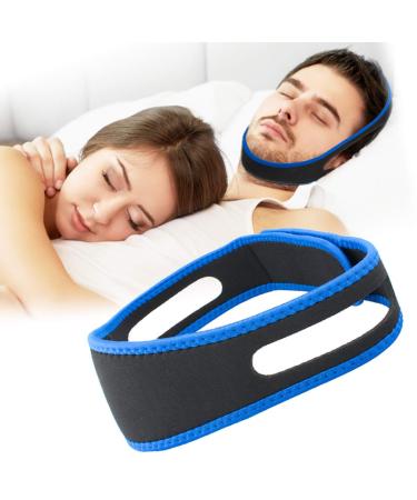 FOJOC Anti Snoring Chin Strap Anti Snoring Devices Effective Stop Snoring Adjustable Snore Reduction Chin Straps Chin Strap for Men Women Snore