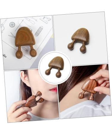 Anneome 1pc Massage Comb Muscle Roller Massager Small Massager Wooden Body Acupoint Massager Acupressure Roller Massager Wooden Acupoint Massager Green Sandalwood Whole Body Pendant - Buy Online on GoSupps.com