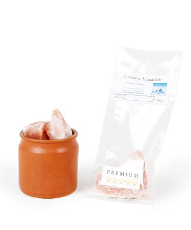 Feine W rze Gourmet Pink Crystal Salt from Pakistan (known as Himalayan salt) - Natural Stone Salt - Premium Quality - Gluten Free - 50g