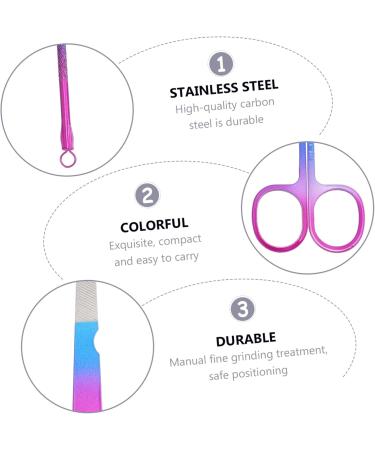 Ipetboom 1 Set Nail Set Eyebrow Remover Pedicure Care Tools Eyebrow Clip Nail Tools Nails Kits Cuticle Pusher Kit Travel Manicure Kit Fingernail Nursing Stainless Steel Pu Leather Suite - Buy Online on GoSupps.com