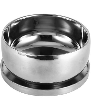 Stainless Steel Shaving Bowl with Lid - Men's Wet Shaving Soap Mug for Healthier and Smoother Shave - Buy Online on GoSupps.com