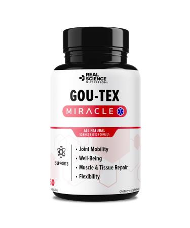 Real Science Nutrition Offers Gou-Tex Miracle Helping Symptoms Such as Stiff and Swollen Joints Discomfort and Redness Limited Range of Motion