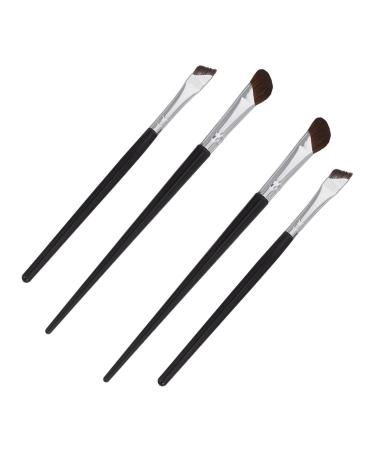 SOESFOUFU 4 Pcs Flat Concealer Brush Brow Brushes for Eyebrows Nose Makeup Brush Eye Makeup Brushes Horse Hair