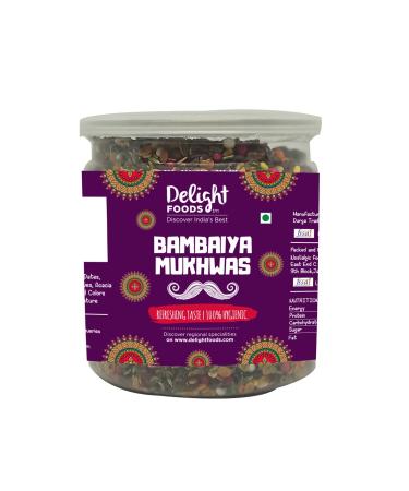 Delight Foods Traditional Mukhwas- Hygienically Packed (Bambaiyya Mix- 300g)_Packing May Vary