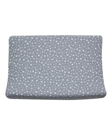 JYOKO KIDS Changing Mat Cover - White Star 70x50 cm | Premium Quality for International Shipping - Buy Online on GoSupps.com