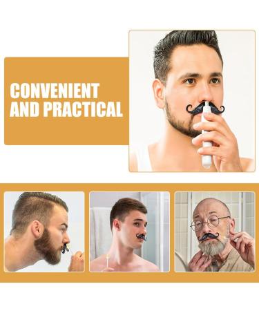 Zerodeko 100 Autocollants Moustache en Polypropyl ne Prot ge-barbe Usage Quotidien Autocollants pilation Poils du Nez Petits Adh sifs D coratifs pour Barbe 1 Taille Petite 100 - Buy Online on GoSupps.com