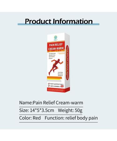 KONGDY Hot Capsicum Pain Cream | Extra Strength Capsaicin Heat Cream - Buy Online on GoSupps.com