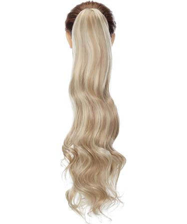 Real Fashion Drawstring Ponytail Hair Extensions Long Wavy Ponytail Blonde Black Brown 24" Clip in Hairpiece for Daliy Party Use Sandy blonde & Bleach blonde - Buy Online on GoSupps.com