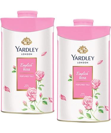 Yardley London Fresh Floral Fragrance Locked in a Fine & Silky Perfumed Talcum Powder (Yardley London English Rose Pack of 3 250Gram)