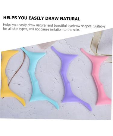 Ipetboom Eyebrow Makeup Tools Eye Brow Stencil Eyebrow Stencil Eyebrow Shaper Beauty Tools Heating Blindfold 17.3x5.9cm Purple - Buy Online on GoSupps.com