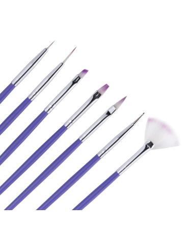 7pcs Nail Painting Brushes Set - Professional Nail Art Brushes for Manicure & Embossing | Perfect for DIY Nail Designs - Buy Online on GoSupps.com