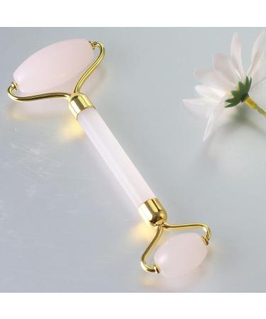 Buy Pink Crystal Jade Facial Roller Massager - Lifting & Firming Face Beauty Stick - Shop Internationally - Buy Online on GoSupps.com