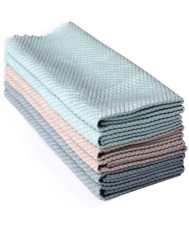 ADEYPCGD 3PC Special Cloth For Glass Cleaning No Trace Kitchen Grease Removal Washing Clothes by Hand (Multicolor One Size) Multicolor One Size