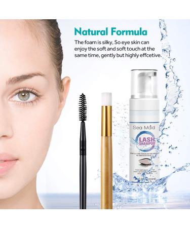 Cleansing Eyelash Extension Solution 200ML - Ideal for Home and Salon Use - Gentle on Extensions and Natural Lashes - Buy Online on GoSupps.com