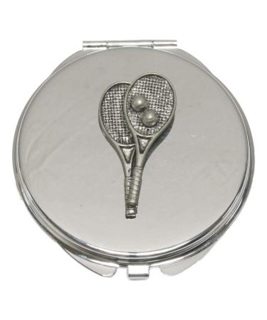 Tennis Racket Compact Mirror Handbag Gift With Free Engraving 370