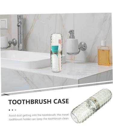 Beaupretty Olive Green Toothbrush Travel Rack | Pet Bulk 22x7cm | International Shipping - Buy Online on GoSupps.com