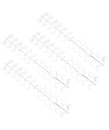 Beaupretty 5 sets Nail ads Nail-Art Salon-Kit Color display for nail polish nail polish nail dike card nailing card nail template manicure pebble gel accessories