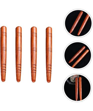 Minkissy 12-Piece Acupuncture Rod Set - Hand & Feet Muscle Relief Wooden Massage Tools for Spa & Acupuncture Point Therapy - Buy Online on GoSupps.com