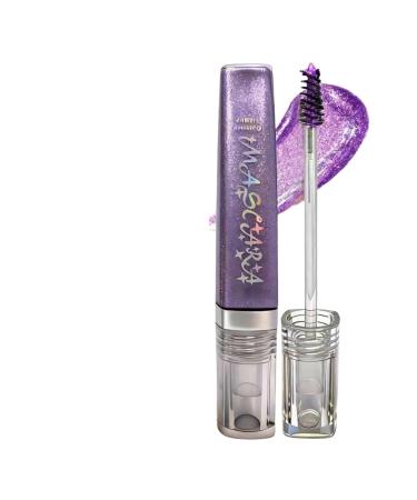 Glitter Mascara | 5g Textured Creamy Anti-Smudge Lengthening Mascara Resistant to Smudges for Dates Parties Weddings Concerts Shows and Swimming