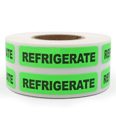 Refrigerate Medical Labels 0.375x 1.625 - Pharmacy Stickers Medicine Labels Veterinary & Pharmacy Auxiliary Labels Prescription Labels Medical Alert Stickers & High Alert Medication Stickers - Buy Online on GoSupps.com
